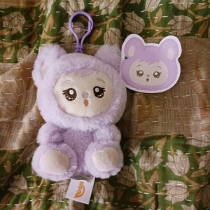 LaBabies La Babies Purple Plush Keychain Lili